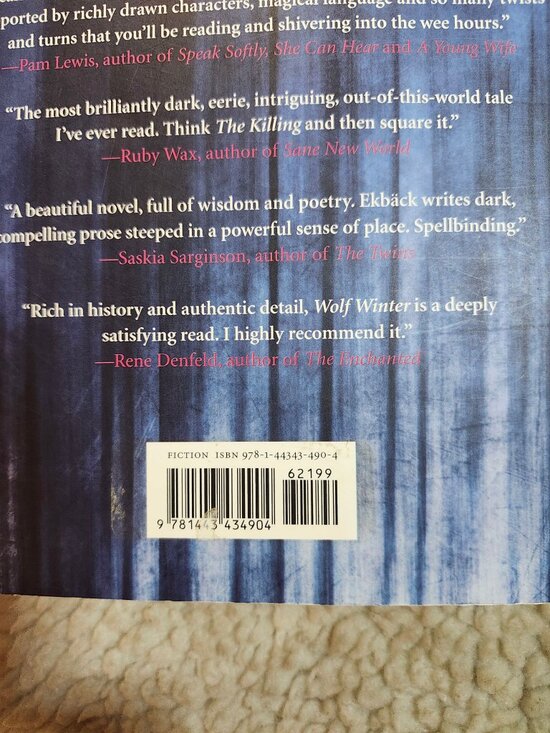 Wolf Winter Cecilia Ekback Paperback 2015 HarperCollins Fiction Novel Used - Picture 12 of 12